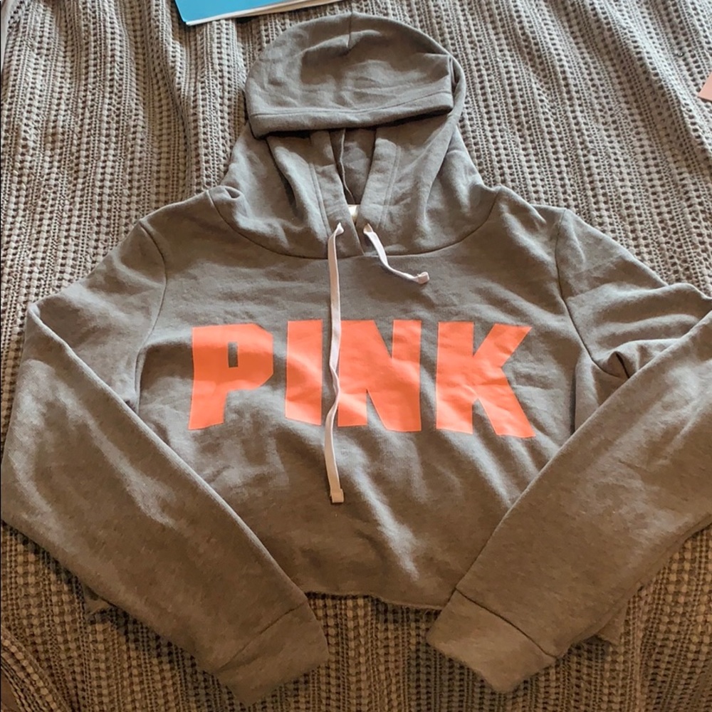 Cropped Victoria’s Secret Hoodie